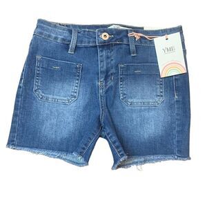 YMI Collection Girls' Denim Cut-Off Shorts Blue Size 8 Summer Casual